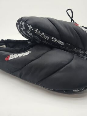 Baffin Black Quilted Polar-Proven Slip-Ons XL